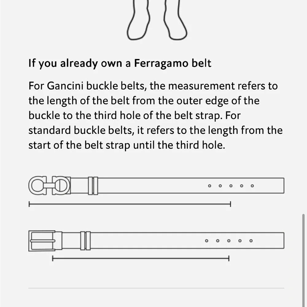 Ferragamo Women’s Black Leather and Silver Buckle Belt